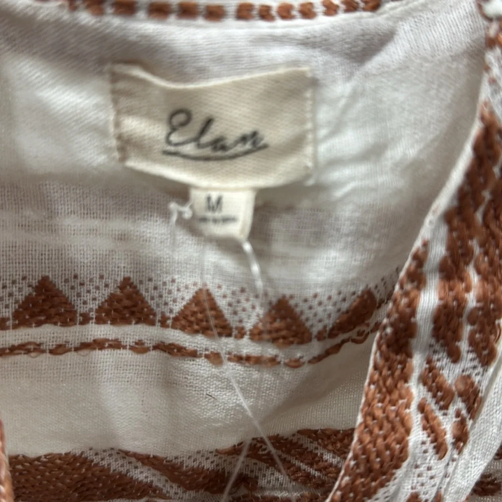 ELAN Women's Venus A-Line Sleeveless Tunic Dress